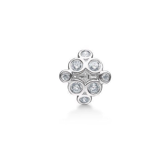 Ace of Diamonds sølvcharm fra STORY by Kranz & Ziegler med zirkonia